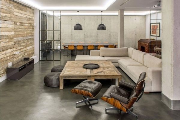 استفاده از بتن اکسپوز در نمای داخلی ساختمان