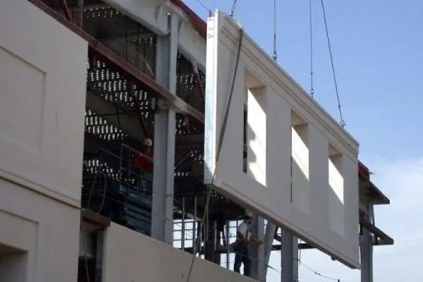 نمونه‌ای از یک دیوار پیش ساخته