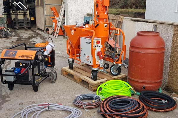 دستگاه گچ پاش چگونه کار می کند ؟